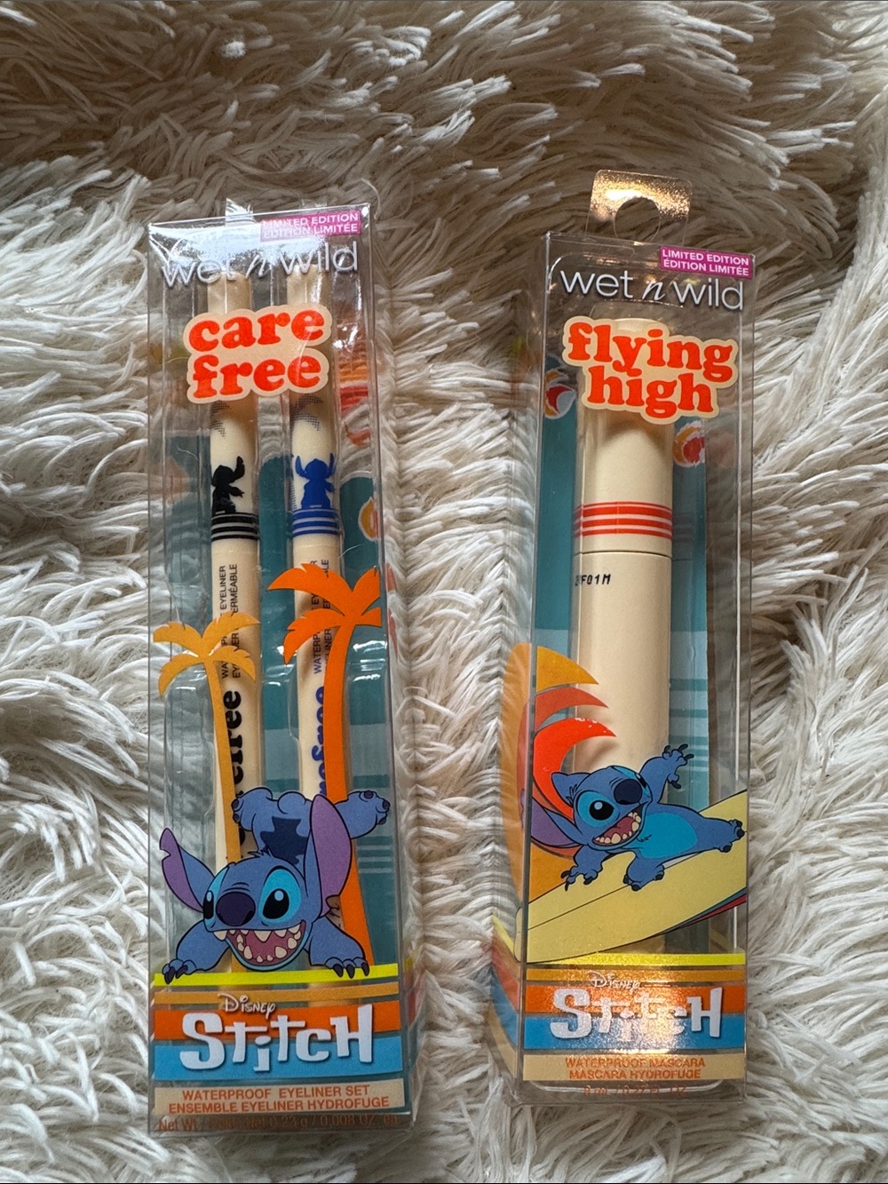 wet n wild x Disney Stitch 'Care Free' & 'Flying High' Makeup Set